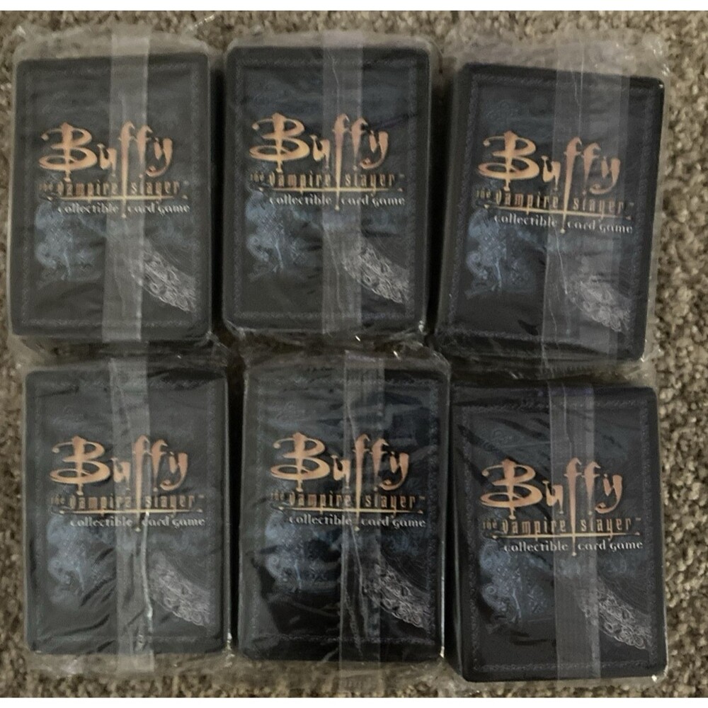 2001 BUFFY VAMPIRE SLAYER Sealed Collectible Card Game CCG Starter Deck Lot of 6 - Picture 3 of 12